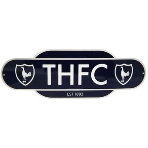 Tottenham Hotspur FC Retro Hanging Sign / Black/White